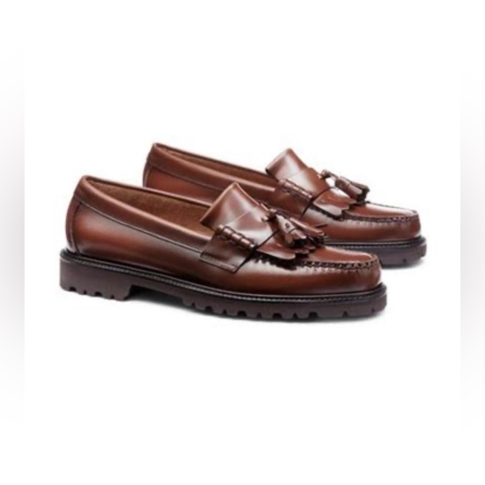 GH Bass and Co Layton Lug Tassel Leather Loafer